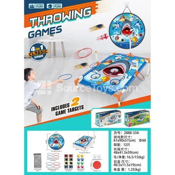 Shark Throwing Target Set