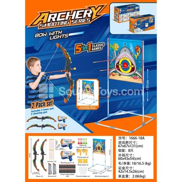 Shark Fabric Target Outdoor Sports Toy