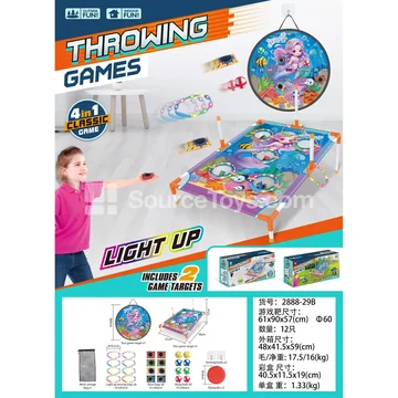 Mermaid Light-Up Ring Toss Stand