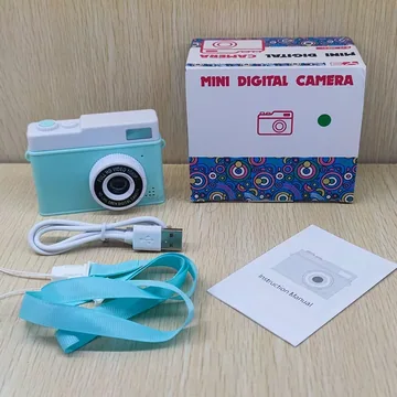 Mini Digital Camera with Dual Lenses, Type-C Interface