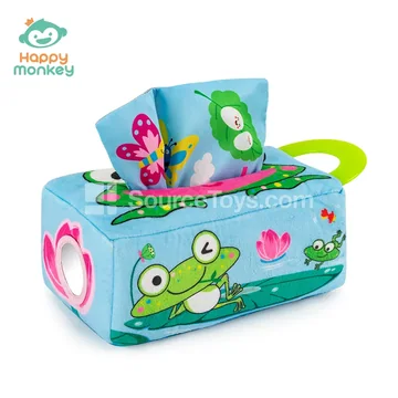 Plush Tissue Box Crinkle Toy