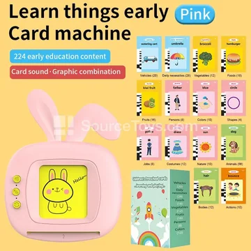 Bilingual Card Reader  Rabbit Design (112 Cards, Russian + English)