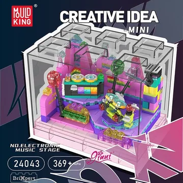 Electric Music Stage Building Blocks Set