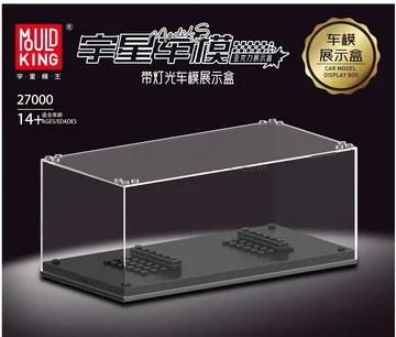 Upgraded Display Case with Lights for 8-Cell Car Models