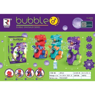 Directional Light & Sound Dinosaur Bubble Machine