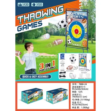 3-in-1 Ball Blanket with Frame 120x90 cm