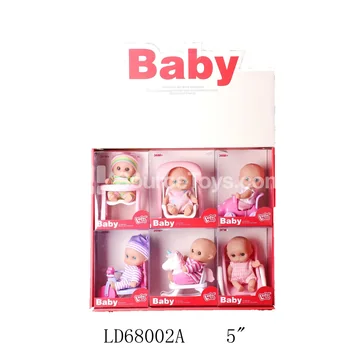 Realistic Vinyl Doll 5" Emoji Doll 6 Styles Set