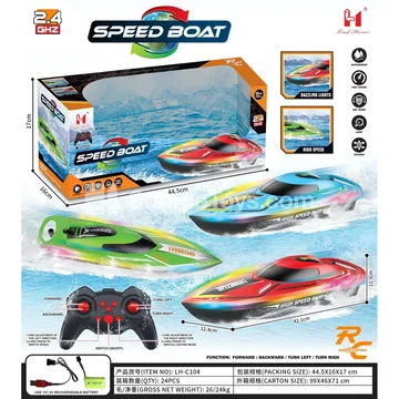 High-Speed RC Speedboat