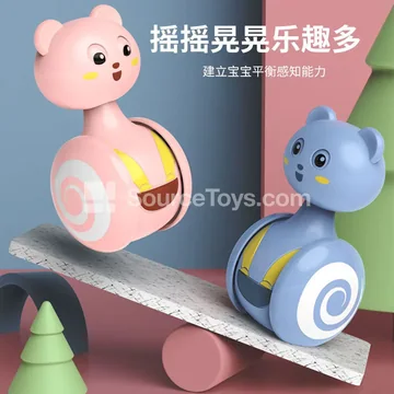 Handheld Tumbler Rattle Cat Toy