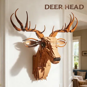 Deer Head Ornament Model