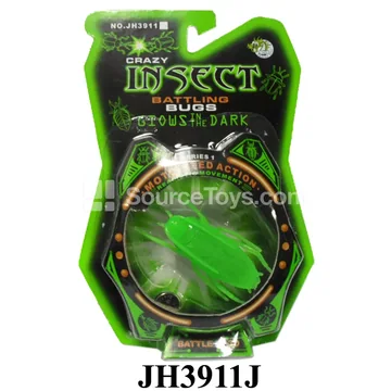 Glow-in-the-Dark Shell-Swapping Electric Bouncing Bug (1 pc)