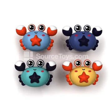 Press & Light-Up Crab Toy