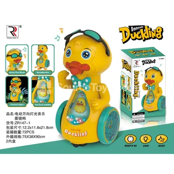 Electric Multidirectional Light & Music Sunglasses Duck
