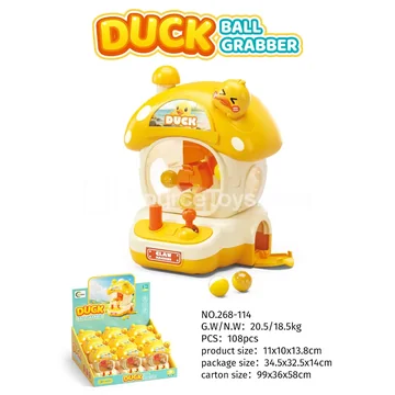Duck Mushroom Claw Machine (Bead Grabber) 9PCS