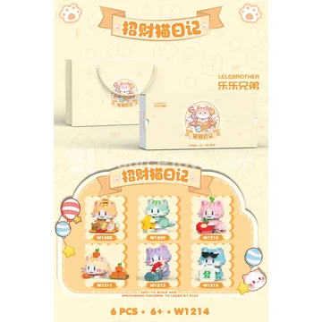 Lucky Cat Vinyl Figure 6 Styles Assorted