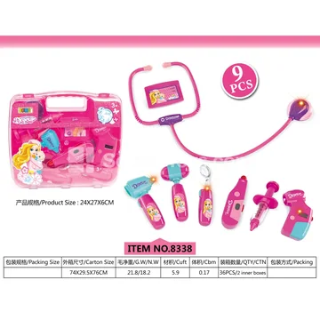 Portable Medical Kit Pretend-Play Set with Lights and Sounds