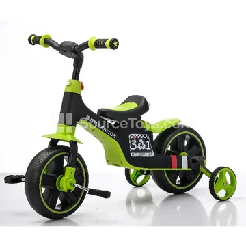 Multifunctional 4-in-1 Push Trike with Lights & Music