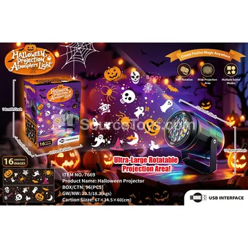 Halloween Electric Atmosphere Rotating Light