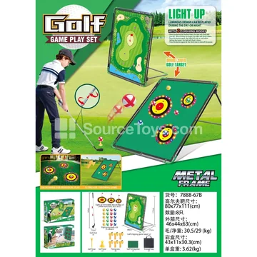 Golf Set with Sensor Ring and Iron Frame