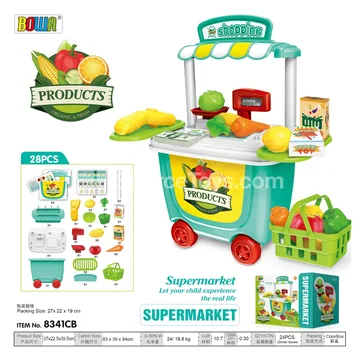 Supermarket Cart Ride-On Toy