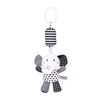 Educational Black-and-White Rattle and Crib Mobile