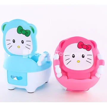 Cartoon Kids Potty Chair (Blue/Pink)