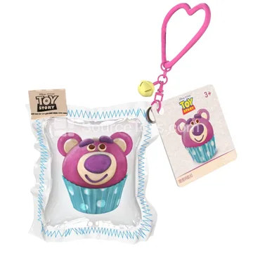 Squeeze Keychain Strawberry Bear Style
