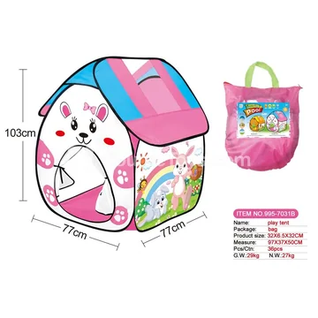 Cartoon Rabbit Play Tent Playhouse