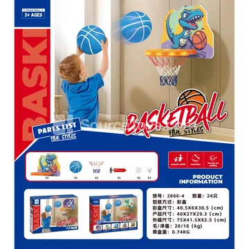 Light-up Dinosaur Basketball Hoop