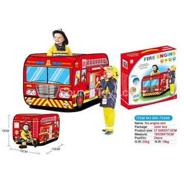 Fire Truck Play Tent