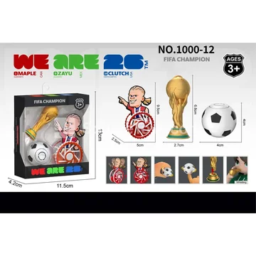 World Cup Tumbler Whistle Finger Spinner Soccer Ball