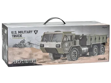 2.4G Full Proportional 6WD Military Truck with Differential Remote Control Car