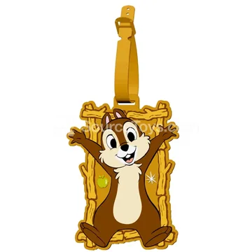 Chip and Dale Themed Luggage Tag