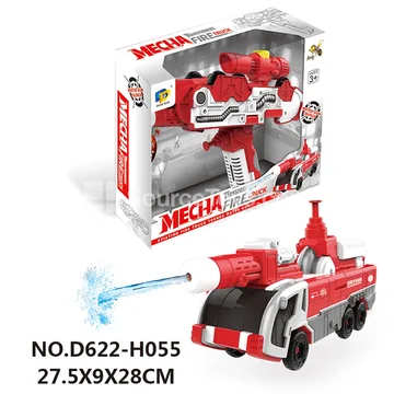 Transforming Fire Truck Toy (D622-H055)
