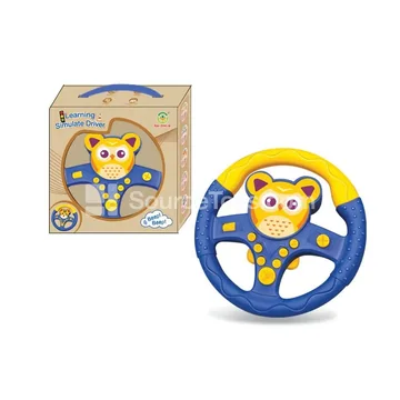 360° Rotating Steering Wheel Owl Style Blue