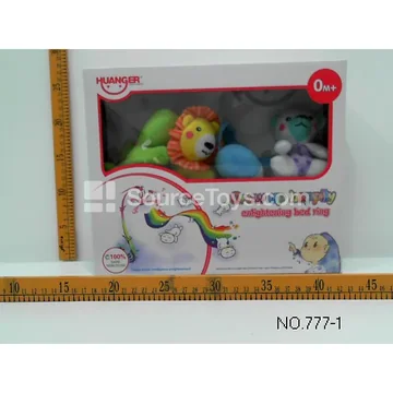 Crib Mobile Plush Bear Lion Crocodile Shark