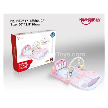 Foot Piano Play Gym (Light & Music, Pink)