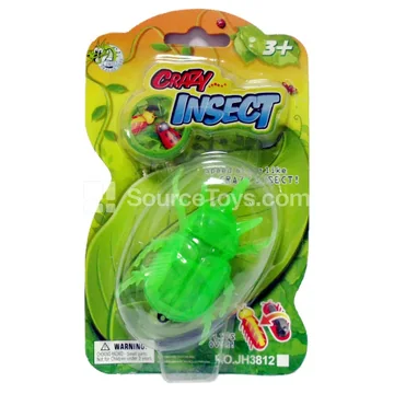 Glow-in-the-Dark Electric Bouncing Bug with Interchangeable Shell