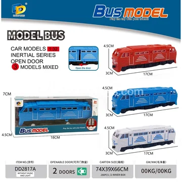 Friction-Powered Toy Bus