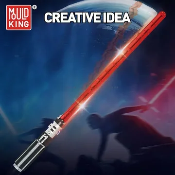 Light-Up Building Block Sword with Lights