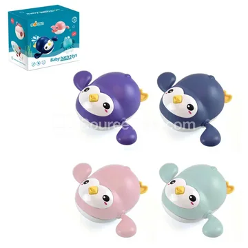 Swimming penguin bath toy