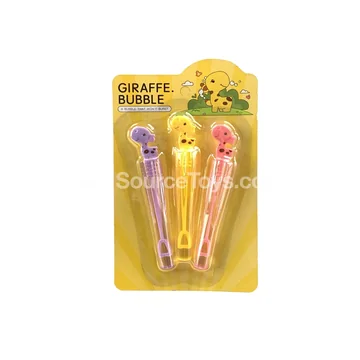 Giraffe Bubble Wand 3PCS/Card 5ml