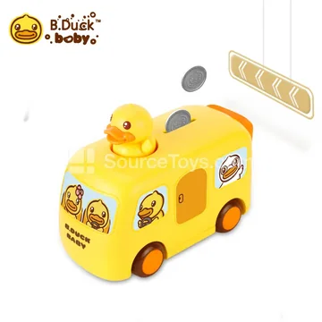 Coin-Operated Ride-On Car with Lights, Music, and Story