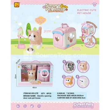 Electric Open-Door Pet Cat House