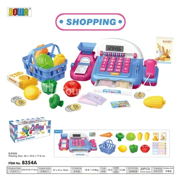 Cash Register with Calculator, Sound & Lights