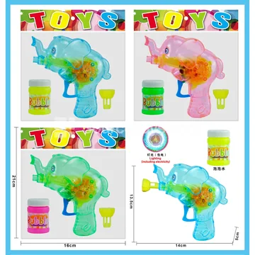 Cartoon Transparent Elephant Bubble Gun