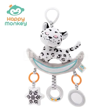 Baby Crib Toy with Music and Hanging Rattles