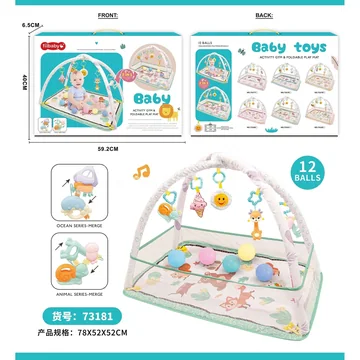 Baby Play Mat for Tummy Time and Crawling