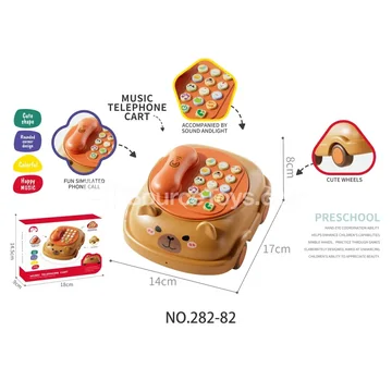Educational Bear Telephone Toy