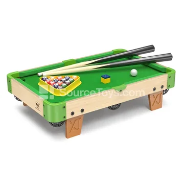 XJ8870 Solid Wood Mini Pool Table with Legs 52cm